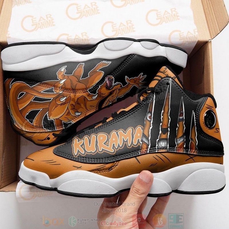 Kurama Nine Tails Anime Air Jordan 13 Sneaker Shoes 4 Kurama Nine Tails Anime Air Jordan 13 Shoes 1 2 3