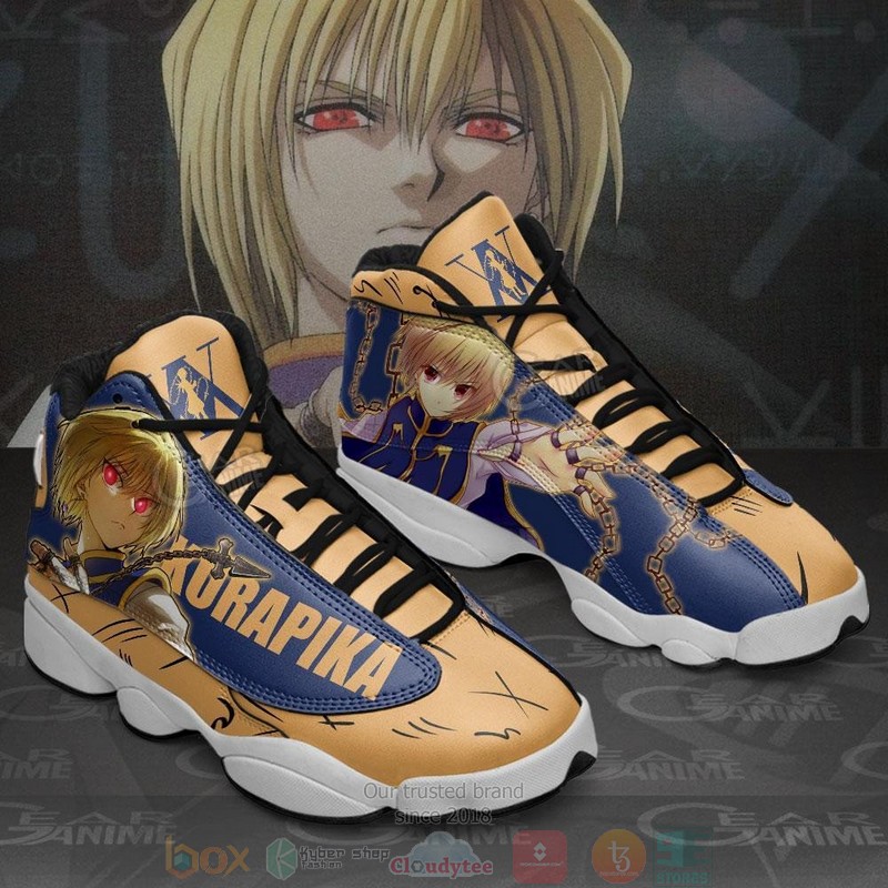 Kurapika Anime Hunter X Hunter Air Jordan 13 Sneaker Shoes 2 Kurapika Anime Hunter X Hunter Air Jordan 13 Shoes 1