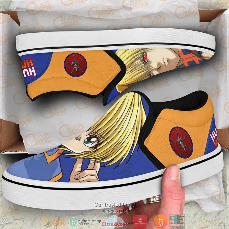 Kurapika Anime Hunter x Hunter Slip On Sneakers Shoes 1