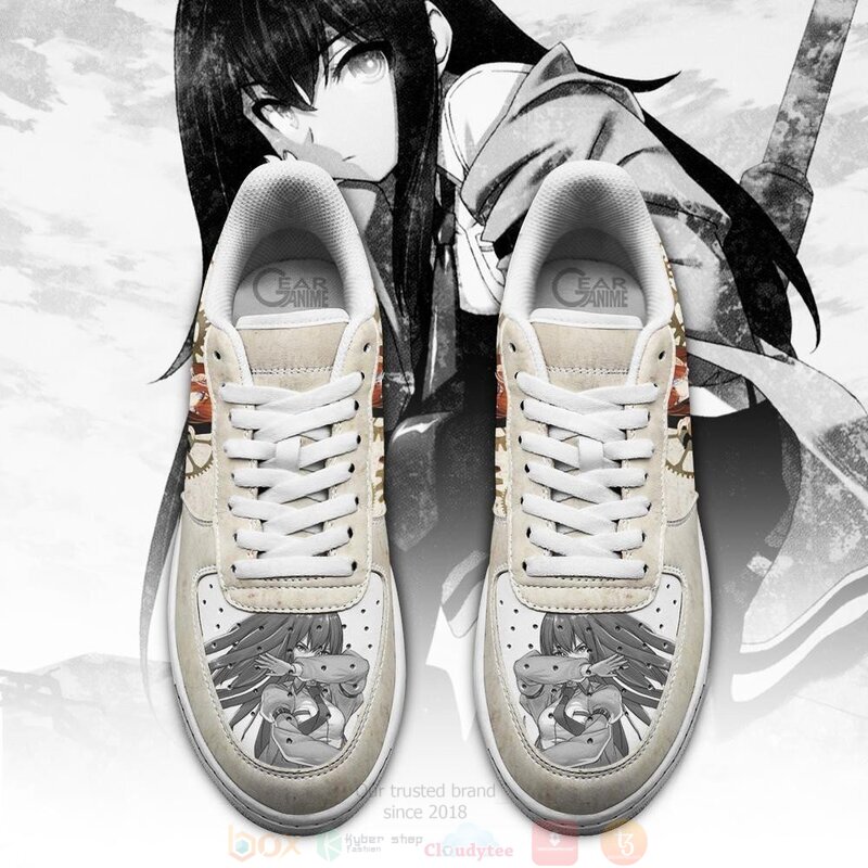 Kurisu Makise Steins Gate Anime Nike Air Force Shoes 1