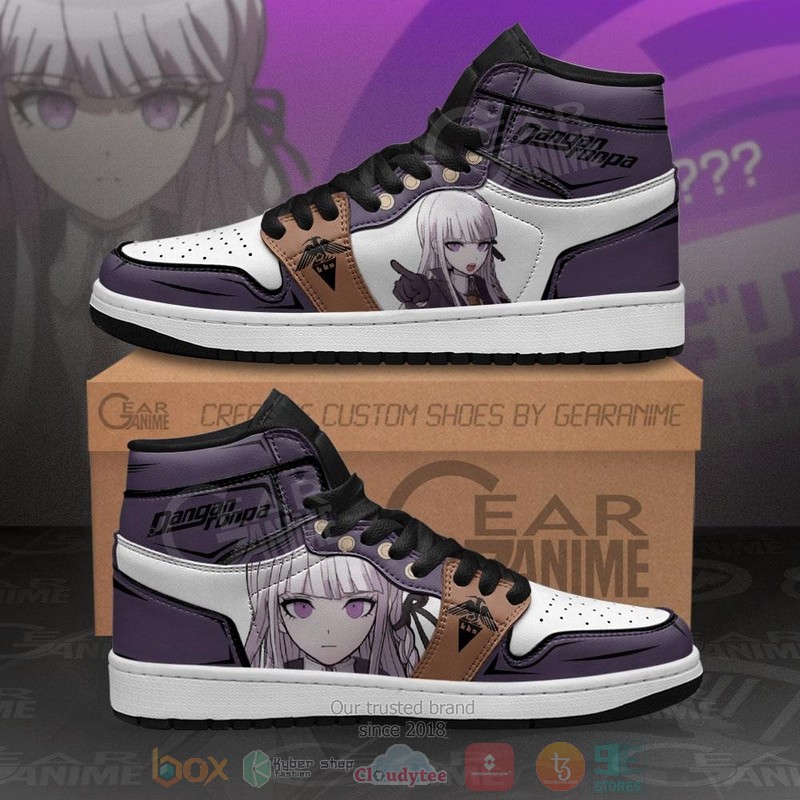 Kyoko Kirigiri Danganronpa Anime Air Jordan high top Sneaker Shoes 8 Kyoko Kirigiri Danganronpa Anime Air Jordan high top shoes
