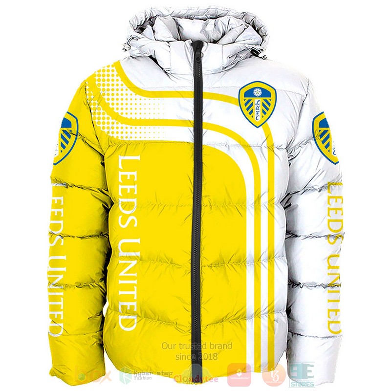 Leeds United yellow white shirt, hoodie 7 Leeds United yellow white 3D shirt hoodie 1 2 3 4 5 6