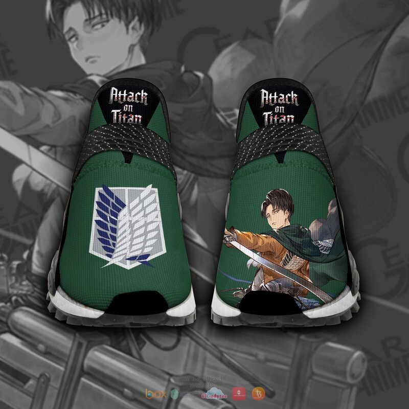 Levi Ackerman Attack On Titan Adidas NMD Sneaker • Kybershop