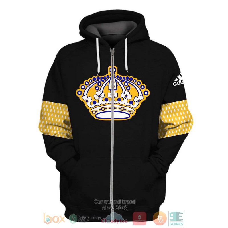 Los Angeles Kings NHL black yellow 3D shirt hoodie