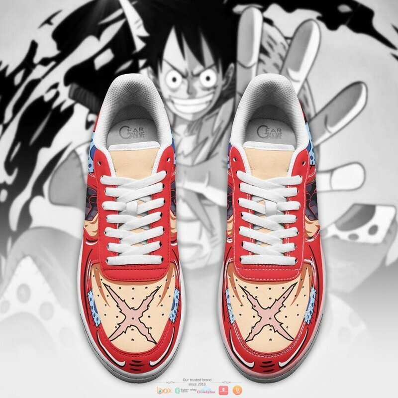Luffy Haiki Wano Arc One Piece Anime Nike Air Force Shoes 1 2 3