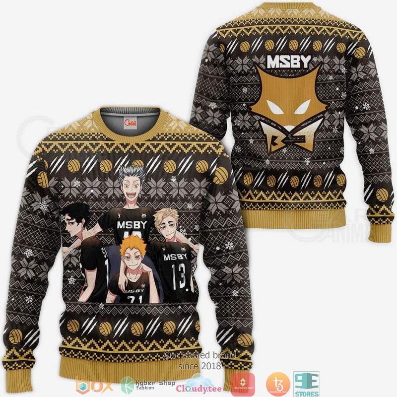 MSBY Black Jackals Haikyuu Anime 3d shirt hoodie