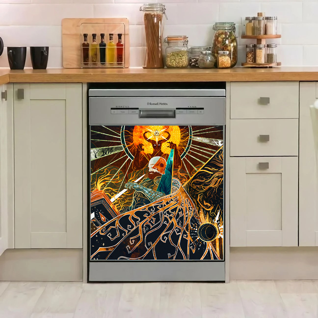 MTG Demonic Tutor 3 Dishwasher Cover