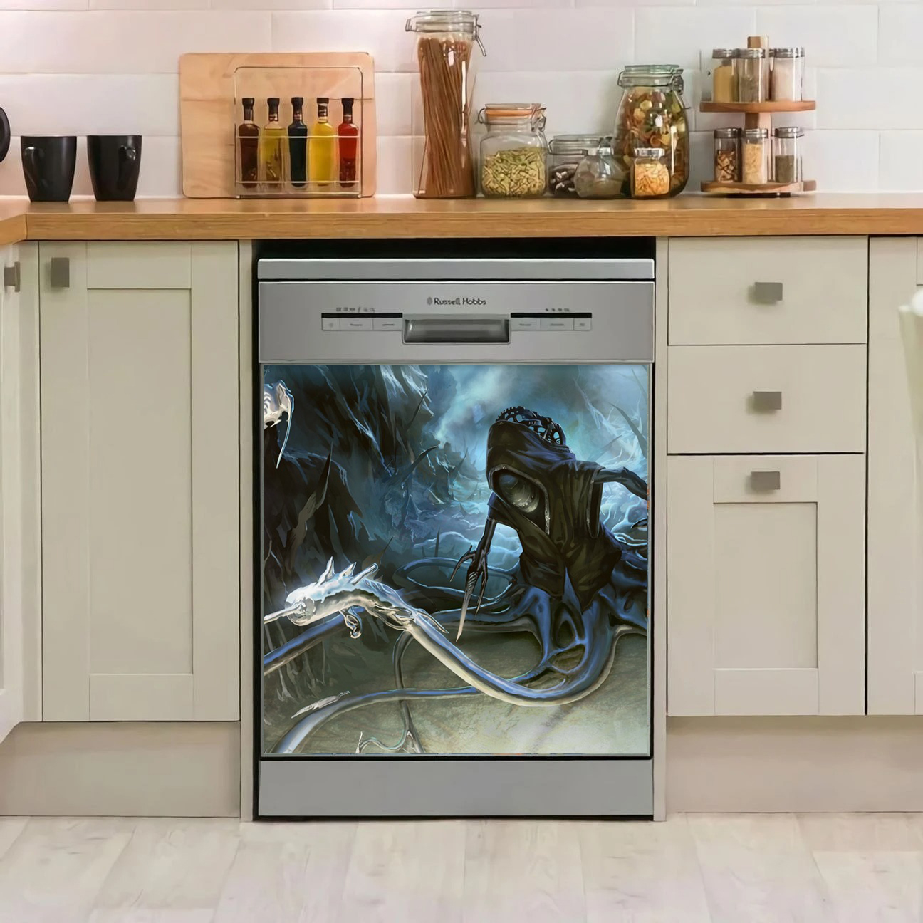 MTG Phyrexian Metamorph Dishwasher Cover