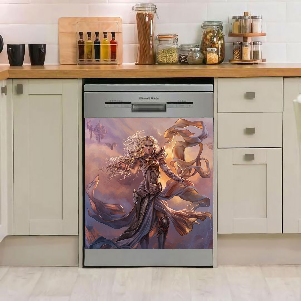 MTG Serra Angel Dishwasher Cover