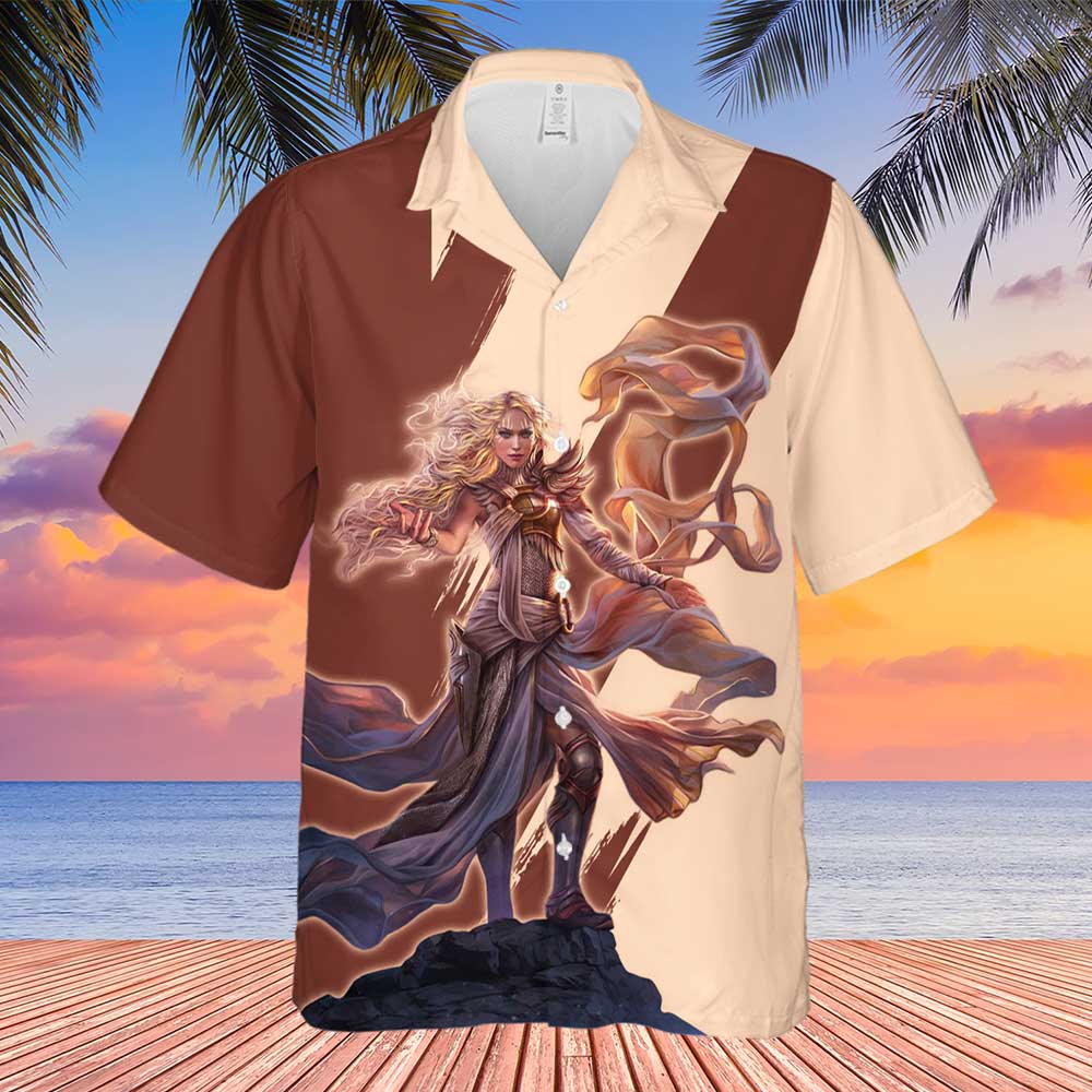 MTG Serra Angel Hawaiian Shirt
