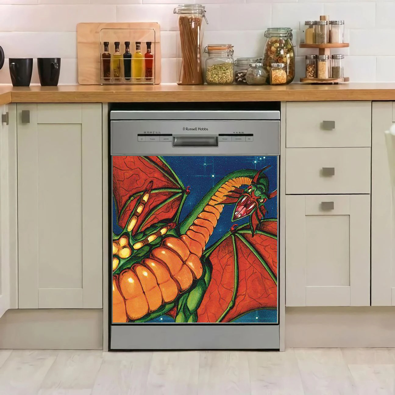 MTG Shivan Dragon Dishwasher Cover