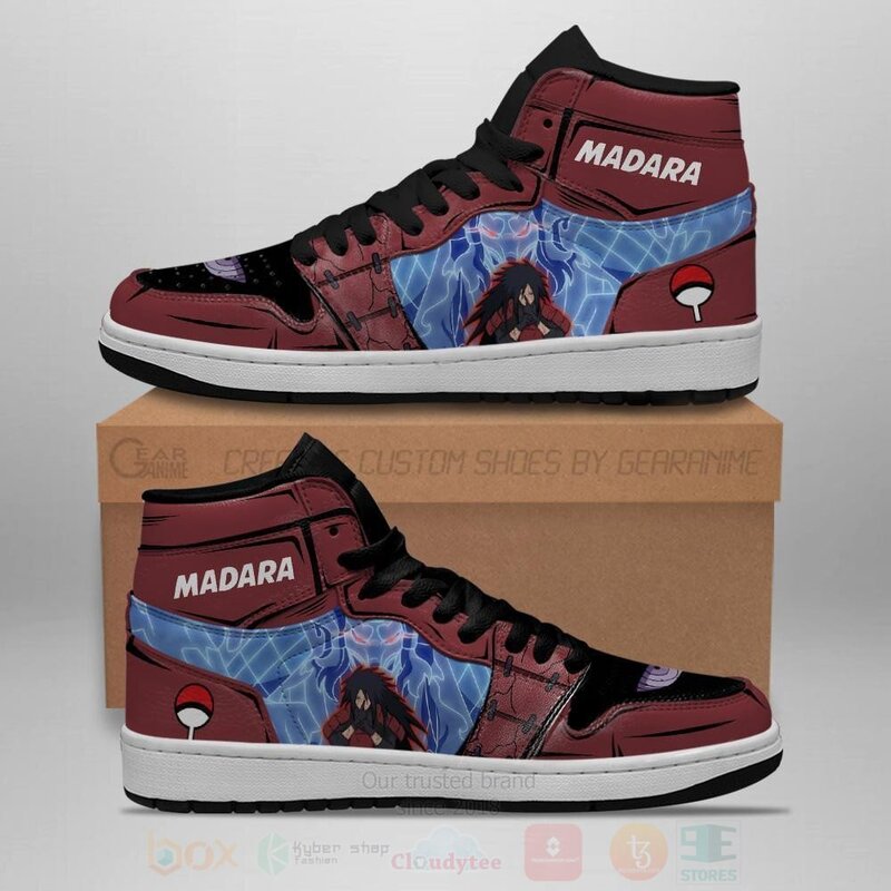 Madara Susanoo Anime Costume Air Jordan High Top Shoes 1