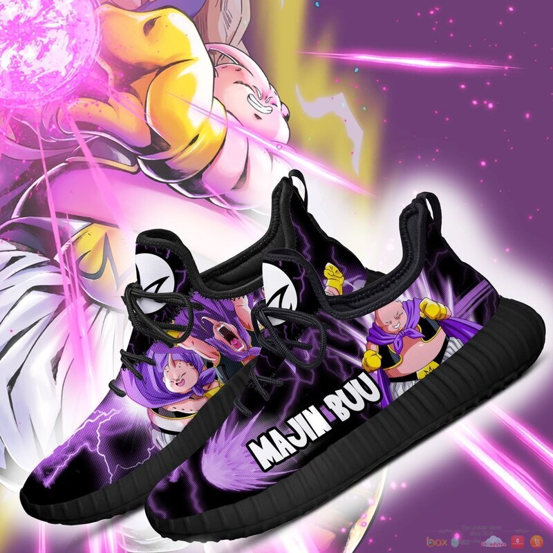 Majin Buu Dragon Ball Anime reze shoes 2 Majin Buu Dragon Ball Anime reze sneaker 1