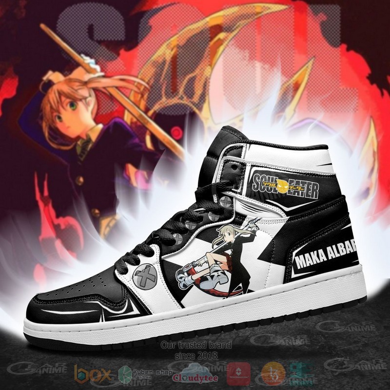 Maka Albarn Soul Eater Anime Air Jordan high top shoes 1 2 3