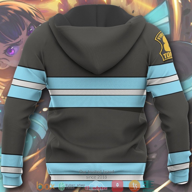 Maki Oze Fire Force Anime 3d shirt hoodie 1 2 3 4 5 6