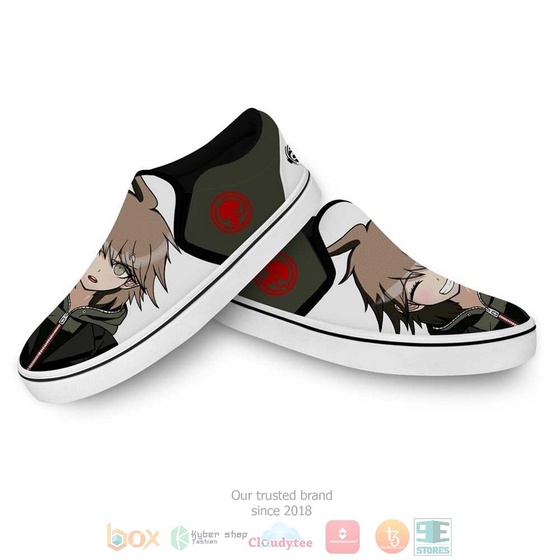 Makoto Naegi Anime Danganronpa Slip On Shoes 1