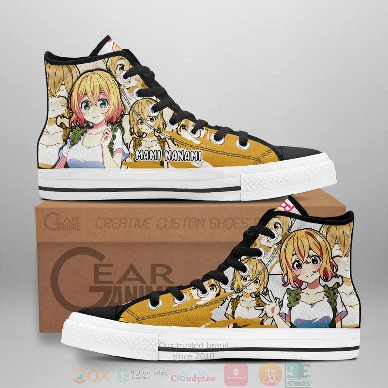 Mami Nanami Rent A Girlfriend Anime Canvas High Top Shoes