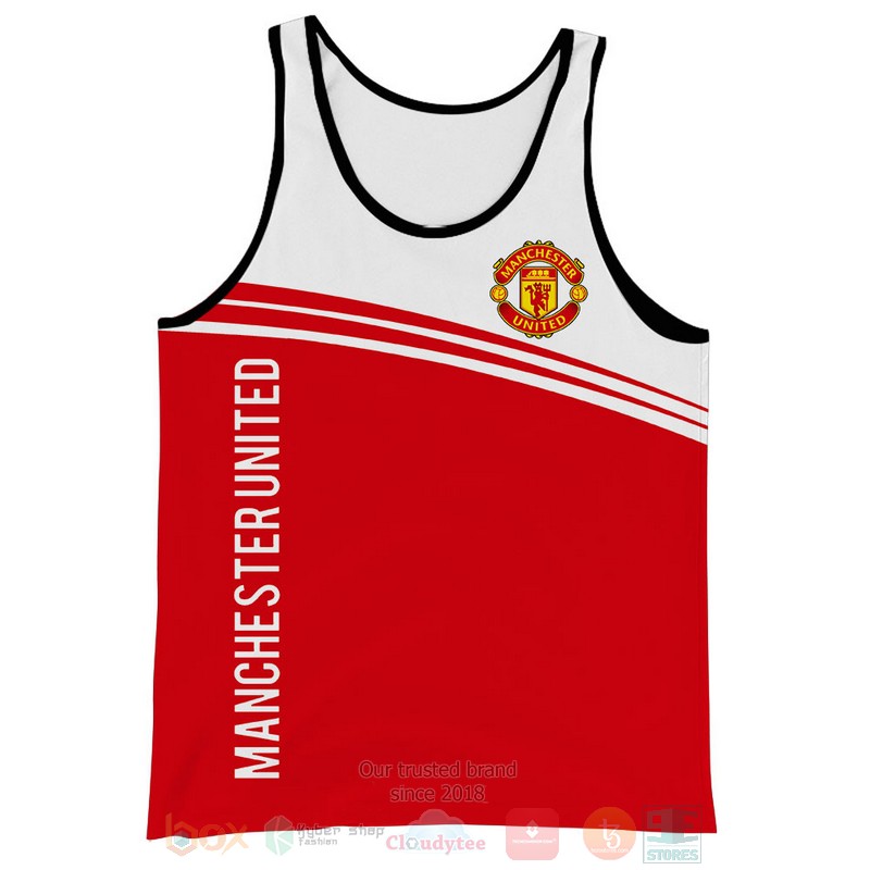 Manchester United FC red white shirt, hoodie 11 Manchester United FC red white 3D shirt hoodie 1 2 3 4 5 6 7 8 9 10