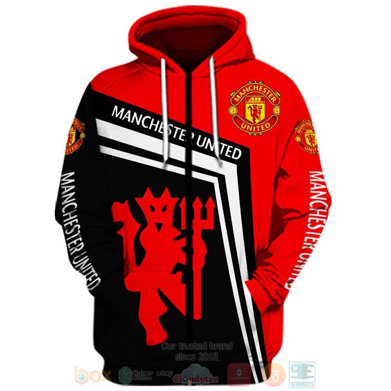 Manchester United red black shirt, hoodie 15 Manchester United red black 3D shirt hoodie 1 2 3 4 5 6 7 8 9 10 11 12 13 14
