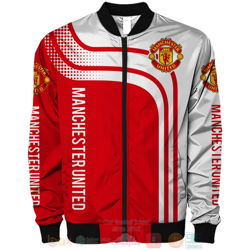 Manchester United white red shirt, hoodie 6 Manchester United white red 3D shirt hoodie 1 2 3 4 5