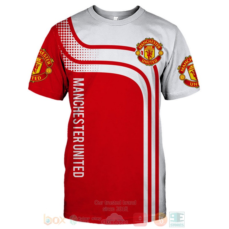 Manchester United white red shirt, hoodie 10 Manchester United white red 3D shirt hoodie 1 2 3 4 5 6 7 8 9