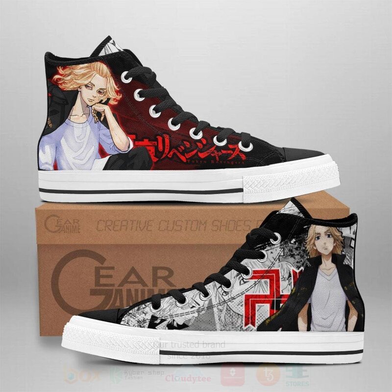 Manjiro Sano Custom Manga Anime Tokyo Revengers High Top Shoes