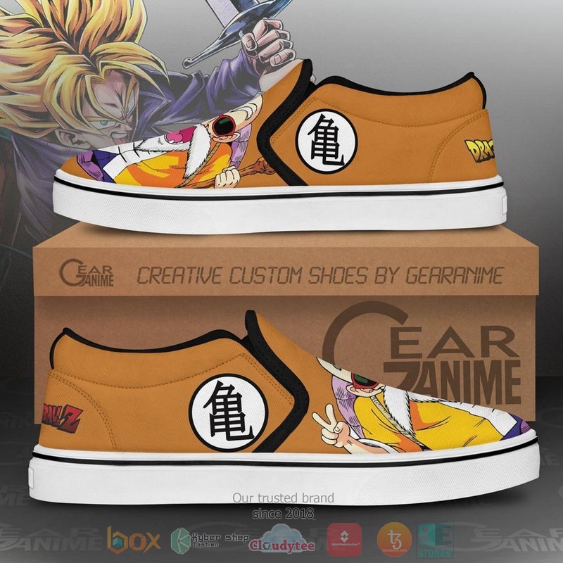 Master Roshi Dragon Ball Anime Slip On Shoes 1
