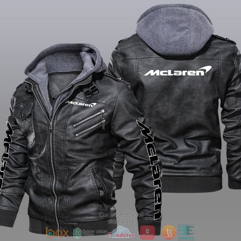 Mclaren Car brand Leather Jacket