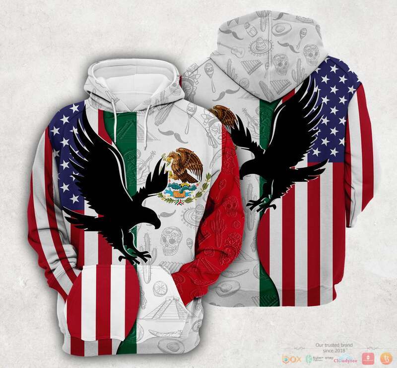 Mexico Flag And Symbols Dual Citizen 3d full print Hoodie 1 Mexico Flag And Symbols Dual Citizen Hoodie