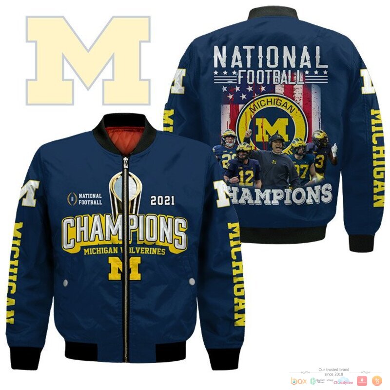 Michigan Wolverines National football 2021 Bomber Jacket