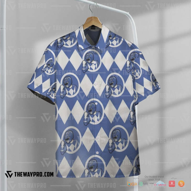 Mighty Morphin Power Rangers Blue Ranger Hawaiian shirt 7 Mighty Morphin Power Rangers Blue Ranger Hawaiian shirt