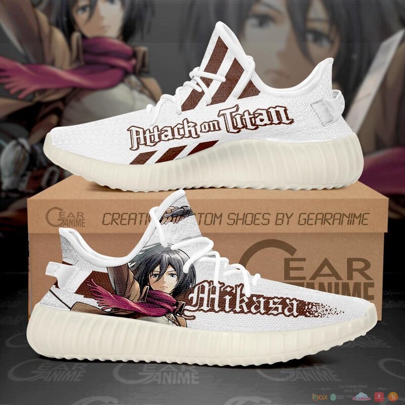 Mikasa Ackerman Attack On Titan Anime yeezy sneaker