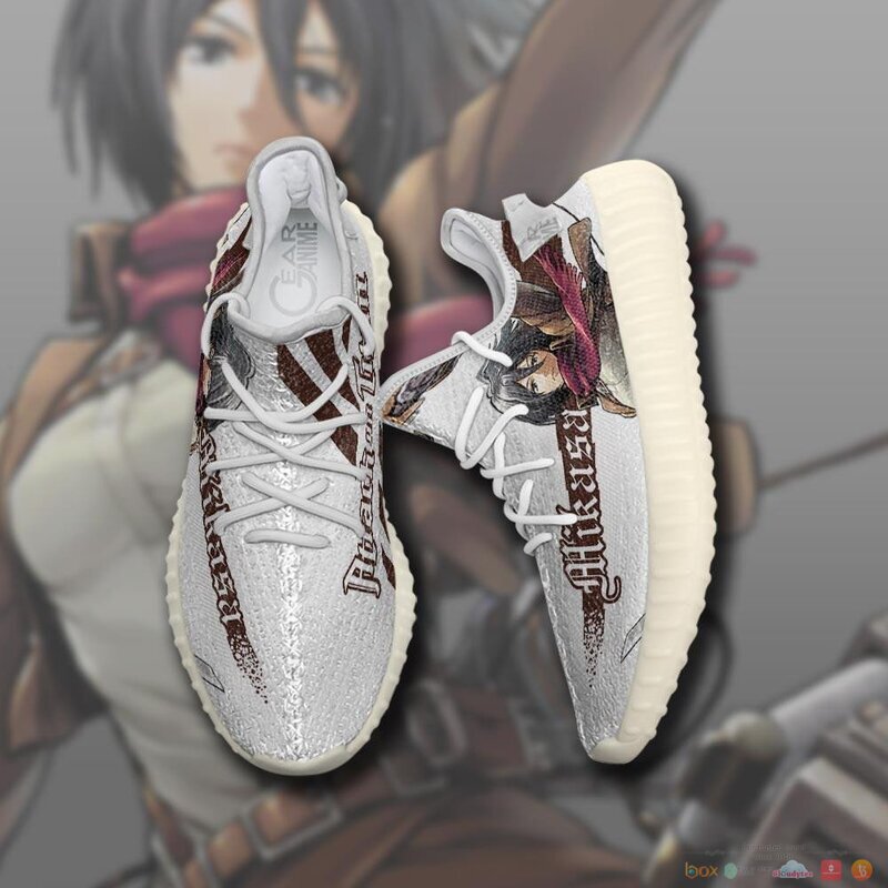 Mikasa Ackerman Attack On Titan Anime yeezy sneaker 1