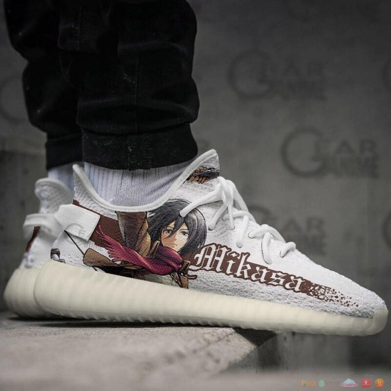 Mikasa Ackerman Attack On Titan Anime yeezy shoes 3 Mikasa Ackerman Attack On Titan Anime yeezy sneaker 1 2