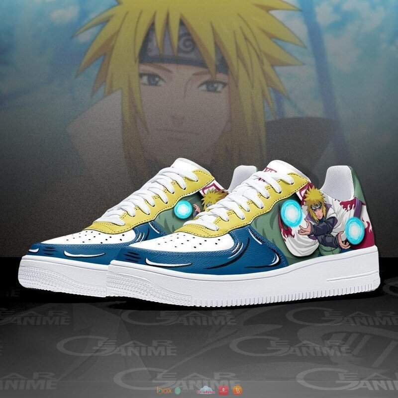 Minato Namikaze Anime Nike Air Force Shoes 1