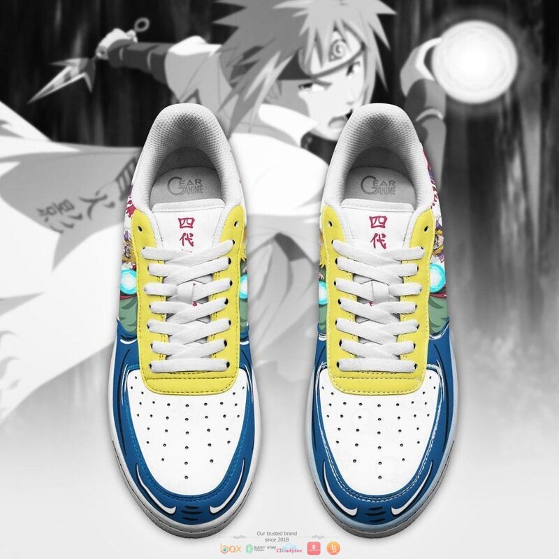 Minato Namikaze Anime Nike Air Force Sneaker Shoes 4 Minato Namikaze Anime Nike Air Force Shoes 1 2 3
