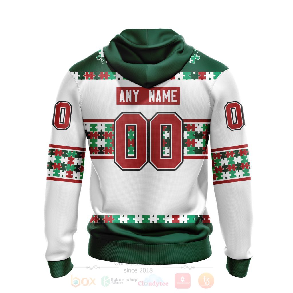 BEST Minnesota Wild Autism Awareness Personalized All Over Print Custom Hoodie, T-Shirt 5 Minnesota Wild Autism Awareness Personalized 3D Hoodie Shirt 1 2 3 4