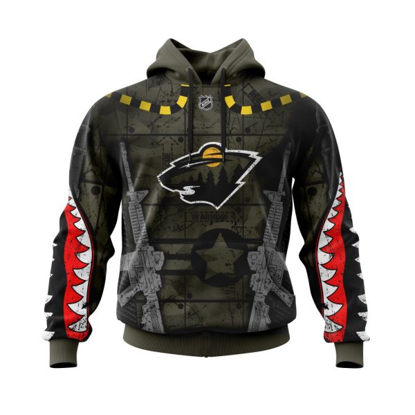 Minnesota Wild Veterans Kits Personalized NHL 3d shirt hoodie