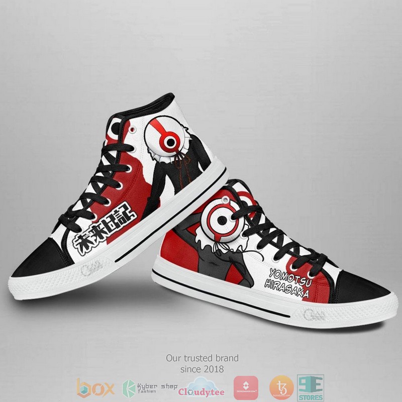 Mirai Nikki The Future Diary Yomotsu Hirasaka High Top Canvas Shoes 3 Mirai Nikki The Future Diary Yomotsu Hirasaka High Top Canvas Shoes 1 2