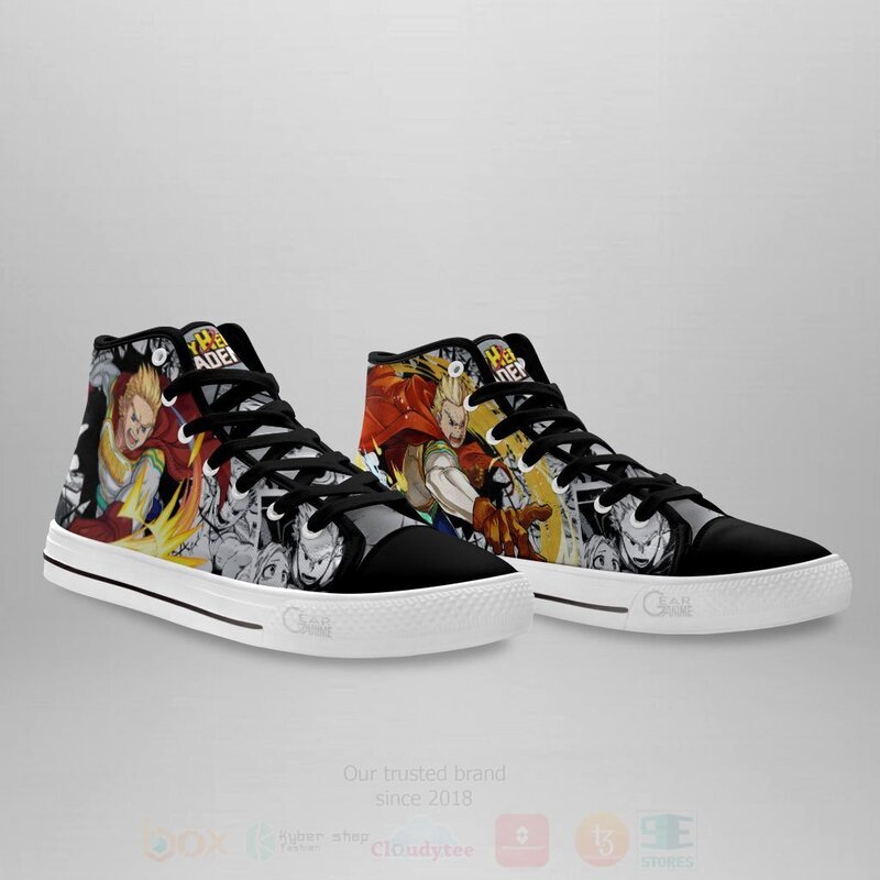 BEST Mirio Togata Custom Anime My Hero Academia High Top Canvas Sneakers 3 Mirio Togata Custom Anime My Hero Academia High Top Shoes 1 2