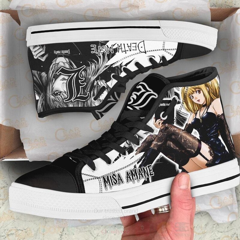 Misa Amane Custom Death Note Anime High Top Shoes 1