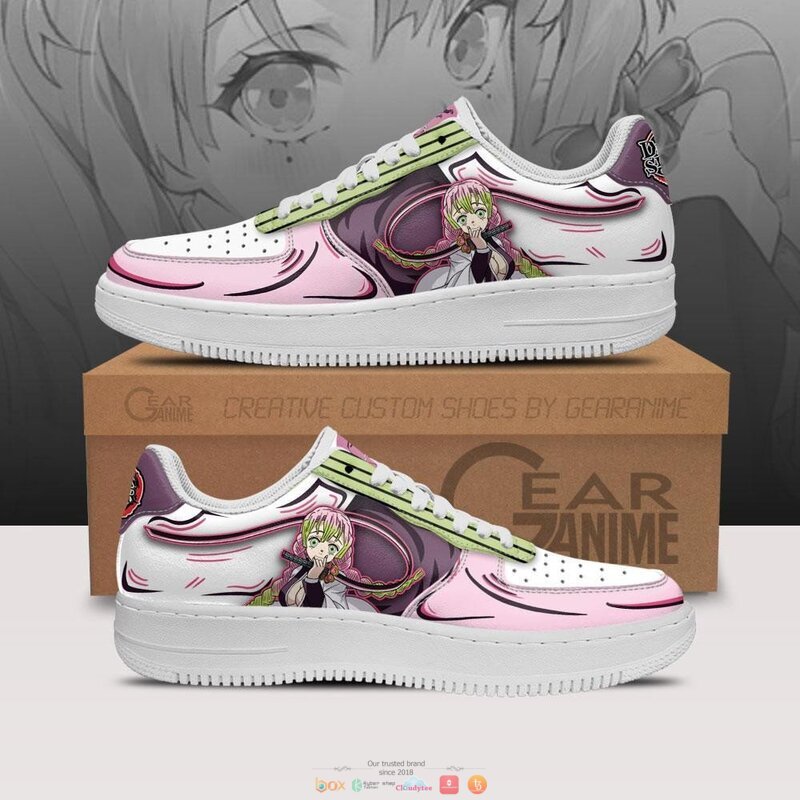 Mitsuri Kanroji Anime Demon Slayer Nike Air Force Shoes