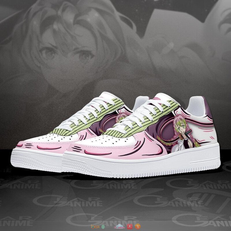 Mitsuri Kanroji Anime Demon Slayer Nike Air Force Shoes 1