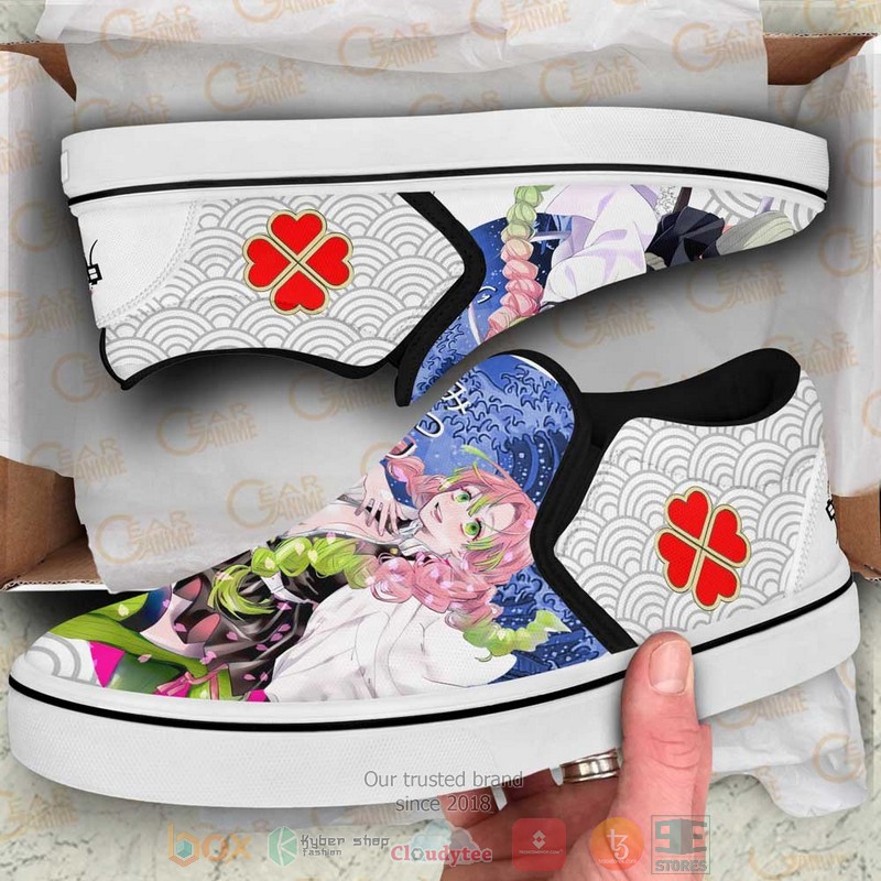 Mitsuri Kanroji Anime Demon Slayer Slip On Shoes 1
