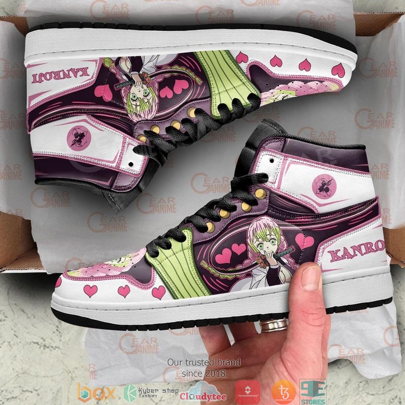 Mitsuri Kanroji Love Hashira Demon Slayer Anime Air Jordan High top shoes 3 Mitsuri Kanroji Love Hashira Demon Slayer Anime Air Jordan High top shoes 1 2