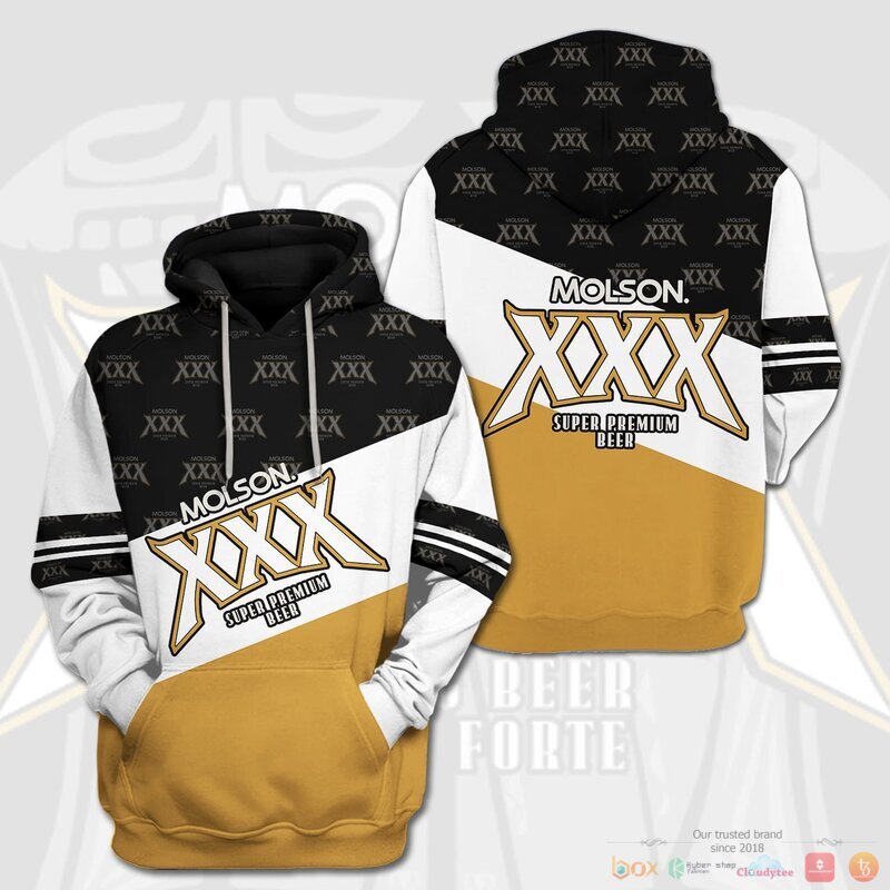 Molson XXX Super Premium Beer 3d hoodie