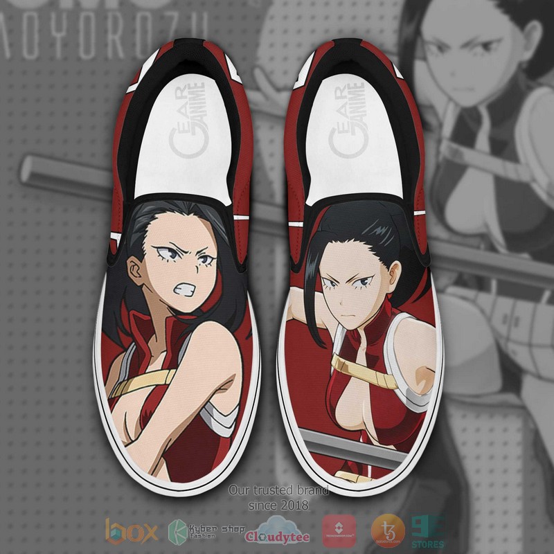 Momo Yaoyorozu My Hero Academia Anime Slip On Shoes