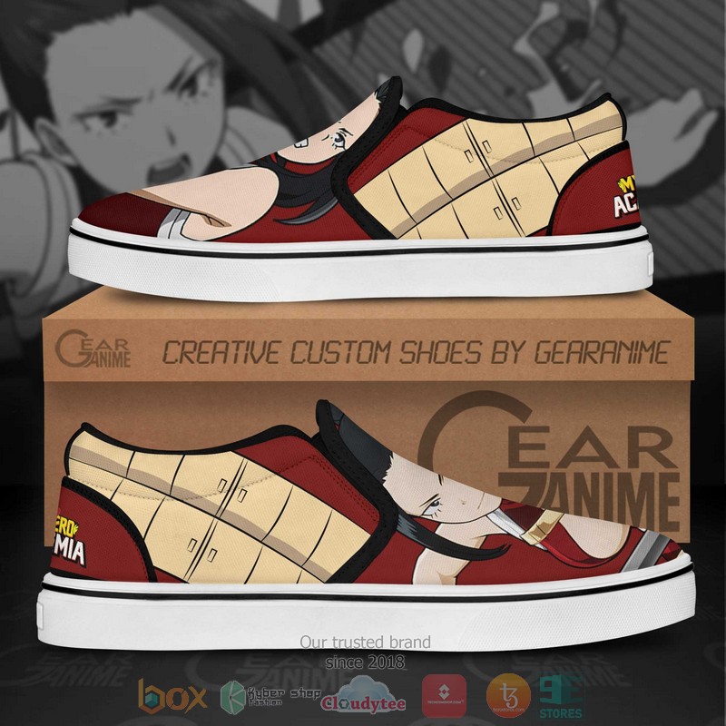 Momo Yaoyorozu My Hero Academia Anime Slip On Shoes 1
