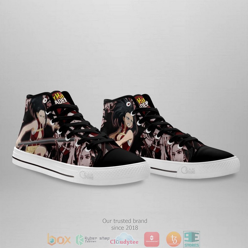 Momo Yaoyorozu My Hero Academia High Top Canvas Shoes 4 Momo Yaoyorozu My Hero Academia High Top Canvas Shoes 1 2 3