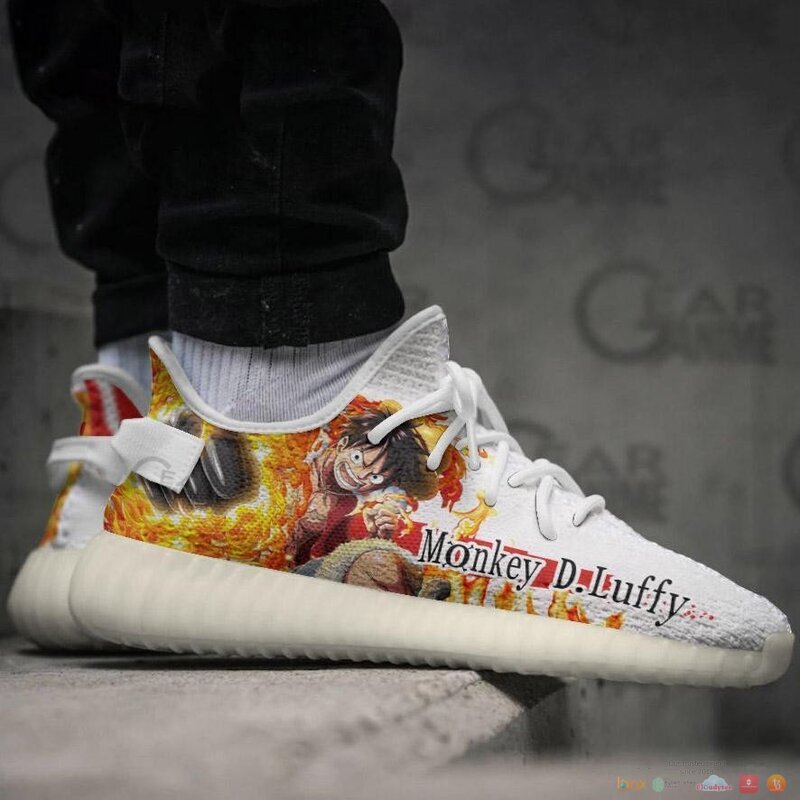 Monkey D Luffy Skill One Piece Anime yeezy sneaker 1 2 3 4